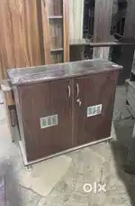 Shoe rack made from sturdy material like particle wood