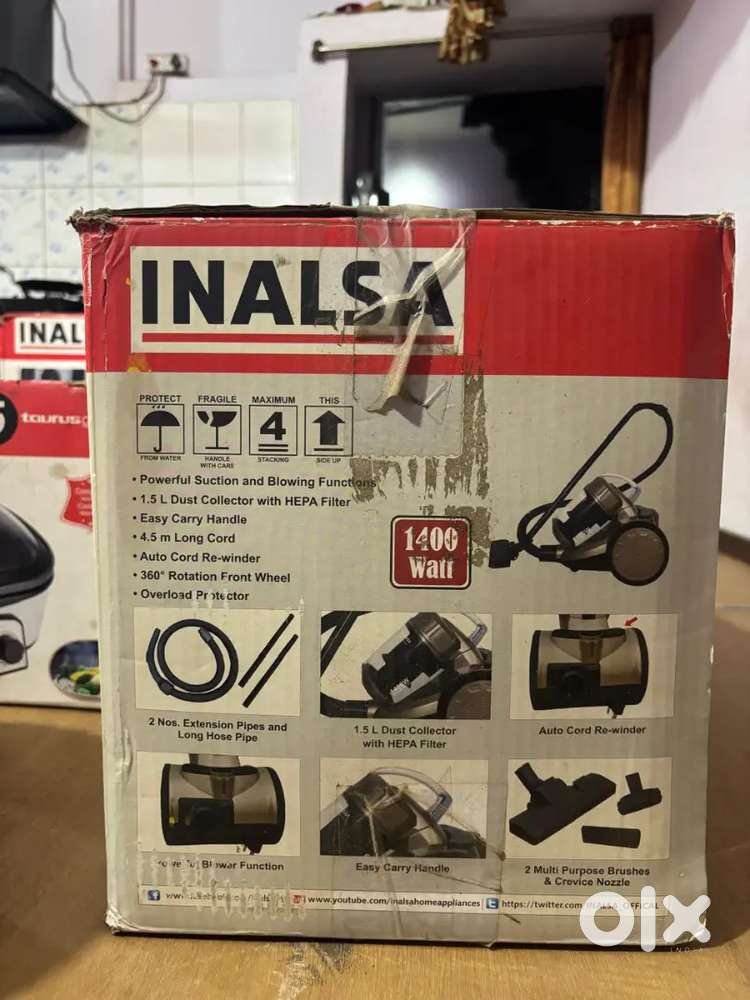 Inalsa Vacum Cleaner - Unused New Condition