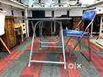 Folding table 36x24x27 And Folding chair Rs 2500
