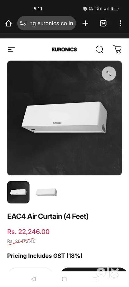 Air curtain/ Air cutter 4 feet