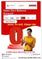 बैंकिंग अकाउंट ओपेनिंग वर्क हेतु महिलाएँ व पुरषों की आवश्यकता
