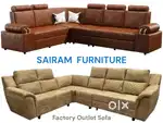 SAIRAM FURNITURE new model assorted different colour corner sofa set