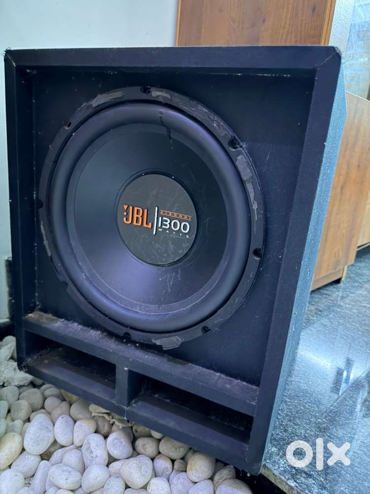 JBL subwoofer and box