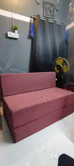 Sofa Cum Bed and Cover very very lite use
