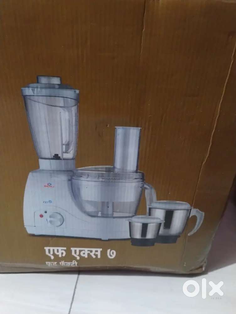 Brand new Bajaj mixer grinder and food processor