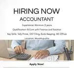 Wanted Experienced Accountant