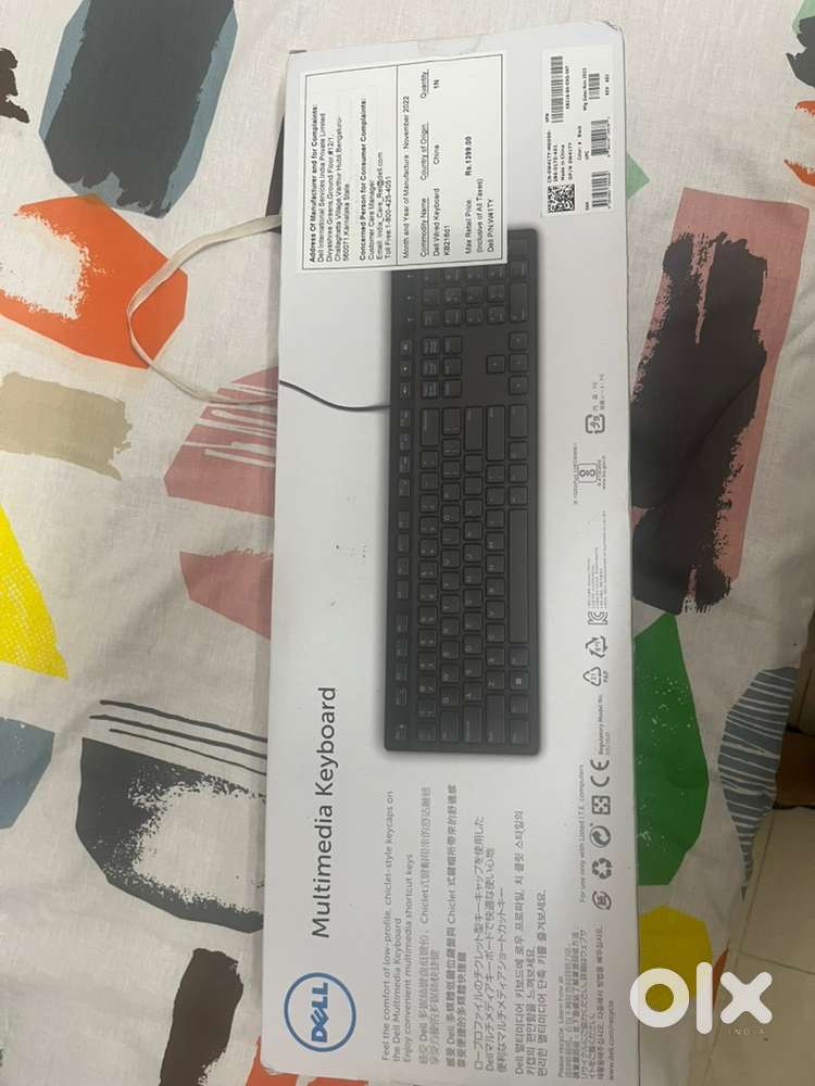 brand new dell wired keyboard with mouse, tenda router