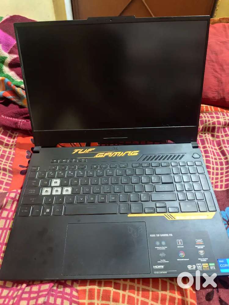 Asus tuf f15 i7 12gen laptop 512gb SSD nvme 16gb ram rtx 3050ti 4gb