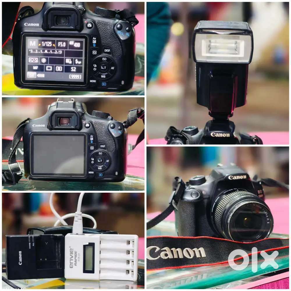 DSLR Canon 1200D With Flash Good Condition