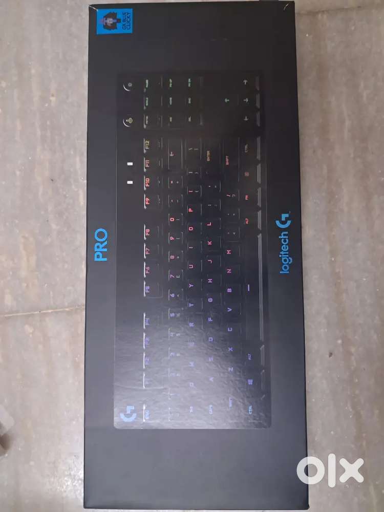 **LOGITECH PRO GX BLUE CLICKY  GAMING KEYBOARD**