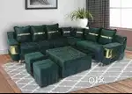 Friday price-buy new sofa 8500, L size sofa 13990/-Emi available