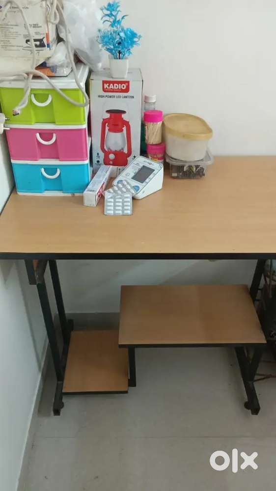 Table chair and Teapoy