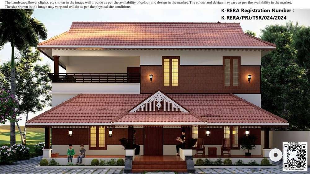 The BEST Property in Thrissur ! 11 Cent 4BHK House for Sale !