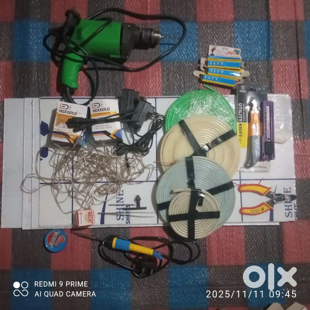 Neon light sign board decoration kit