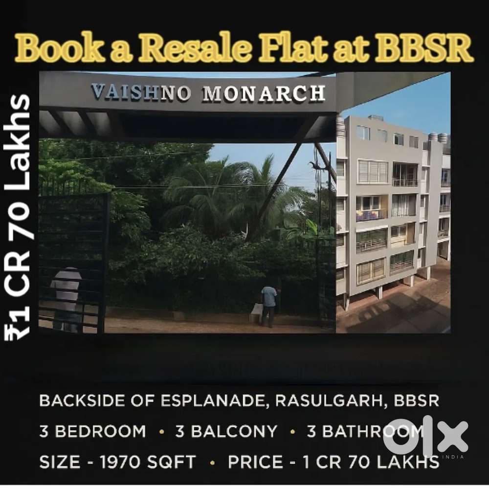 Premium 3BHK Resale Flat near Esplanade Mall