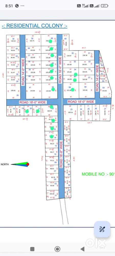 Plots in Jalalabad of 105gaj