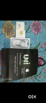 iPhone 15 Black 128 including Apple charger and Earphone