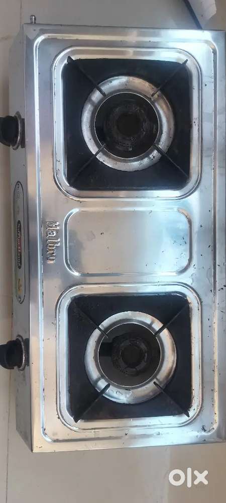 2 burner suryaflame SS gas stove