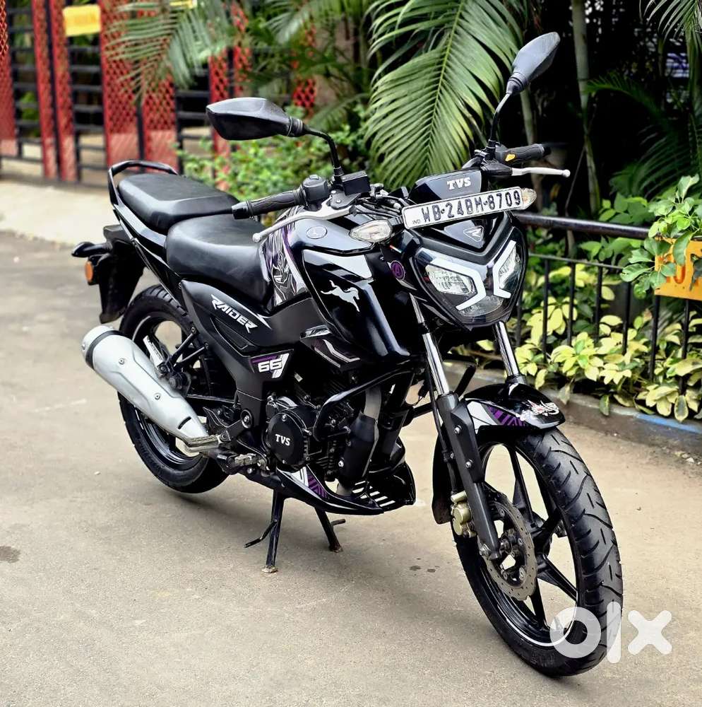 TVS Rider 125cc E-20 model bike.