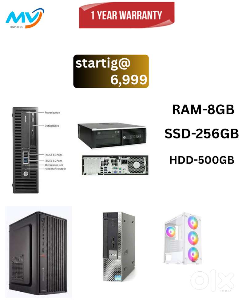 Desktop Laptop CPU Full Set i3-i5-i7 Available @ Low Price