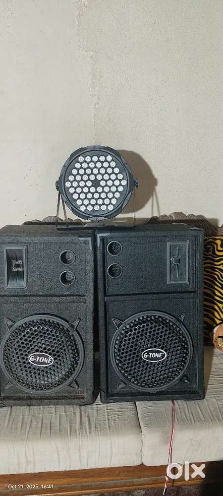10 inch loud speaker with one par light