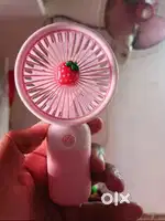 Portable Mini handheld fan with stand USB charging Rechargeable batter