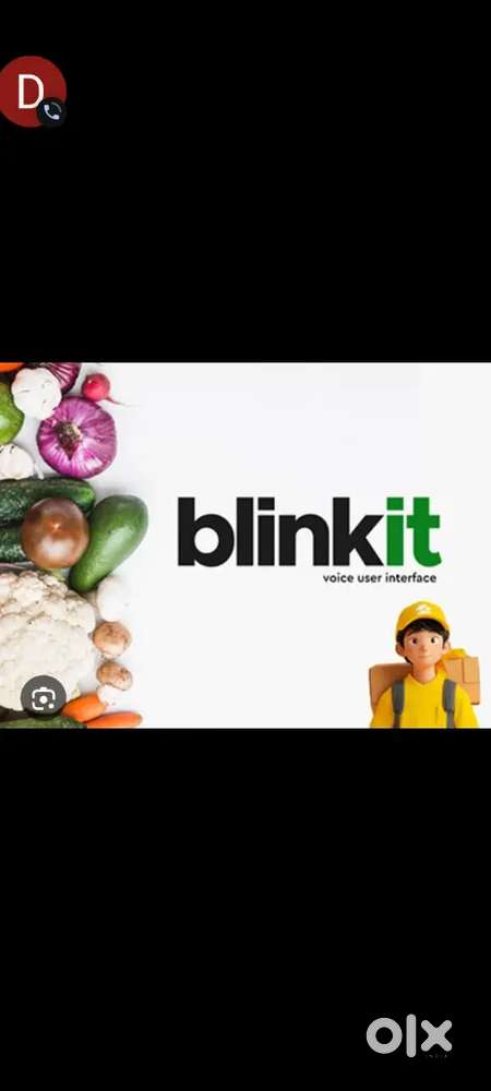 Hiring for chandigarh blinkit delivery boy job