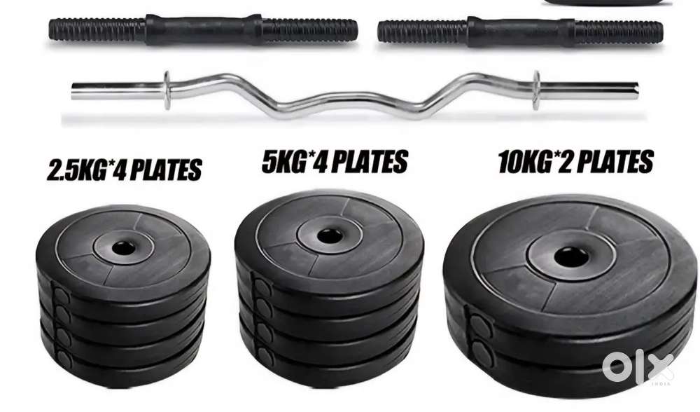 Home Gym Combo (50 kg with Rod & Accessories)