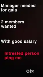 Cashier needed for shop