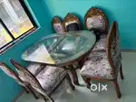 Stylish 6-Seater Wooden Dining Table in Excellent Condition