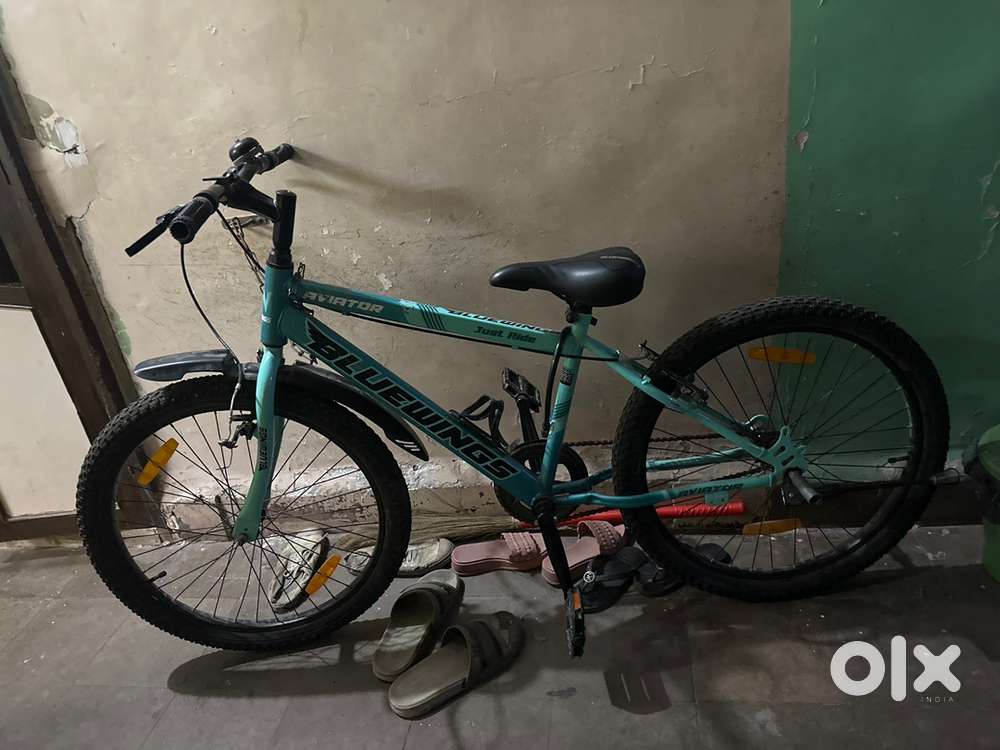 Smooth bicycle and with pencil for standing