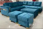 specail offer - New Sofa set 8500/- L shape sofa 16000/- Emi available