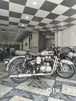 Bullet classic 350 crome finish