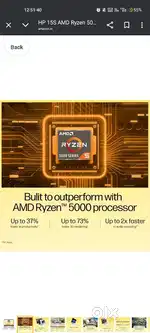 Hp rizeen 5 rom 512