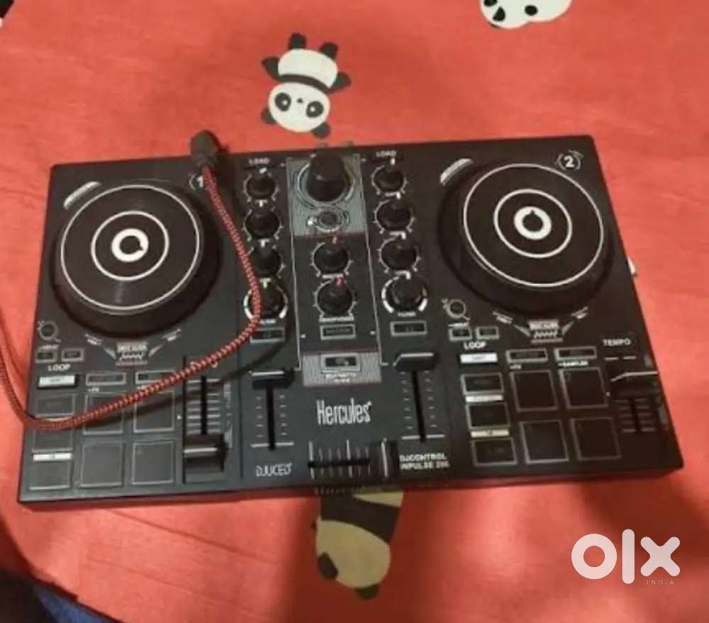 Dj mixer 2 disc with cable