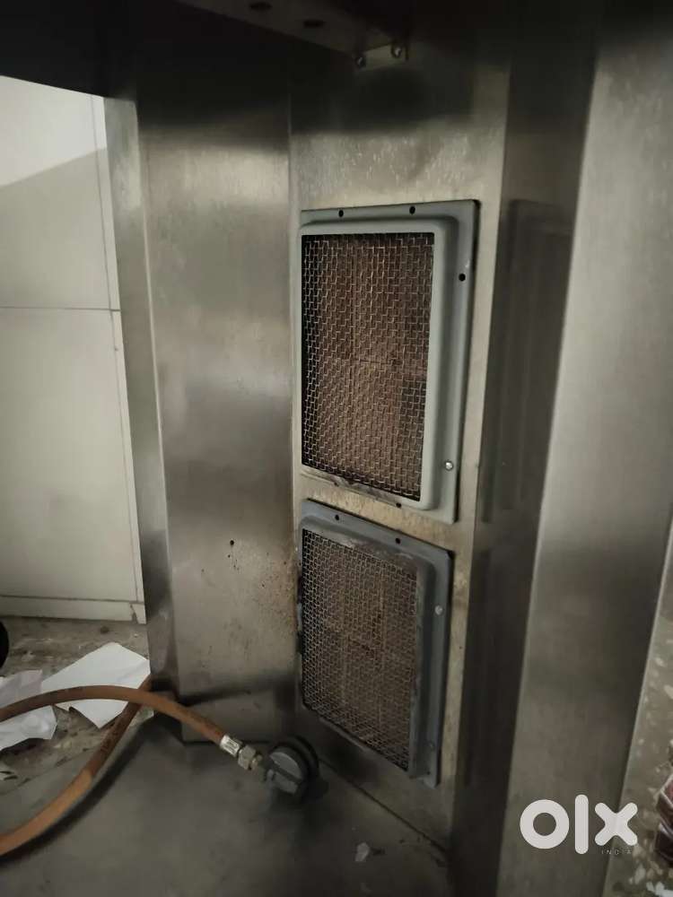 Shawarma machine with 2 burner