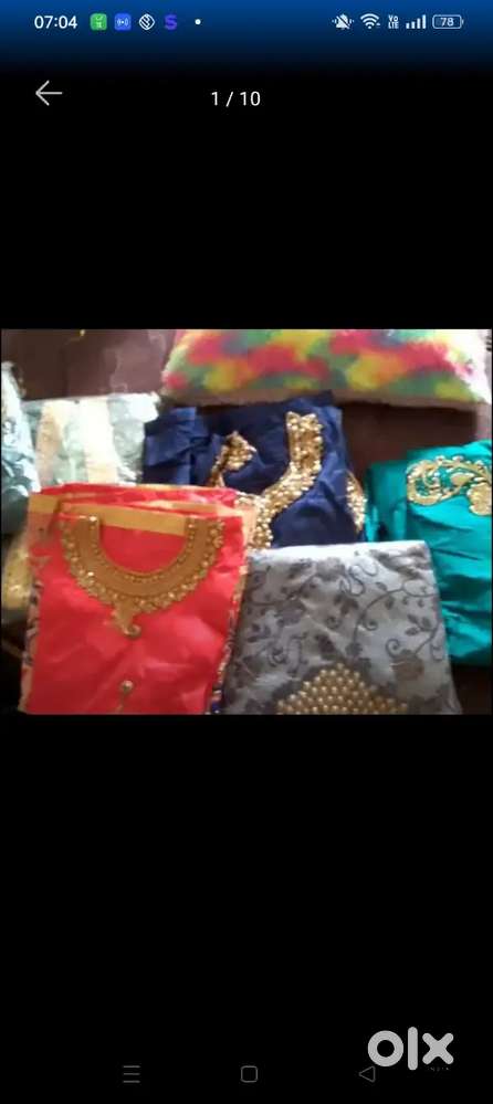 Humne shop close ki hai hamare paas party wear marriage wear gown hai