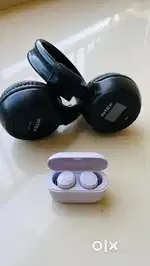 Intex Bluetooth and JLEB earbuds