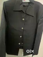 Men Black coat pent