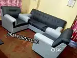 New Branded 3+1+1 sofa set with a warranty.