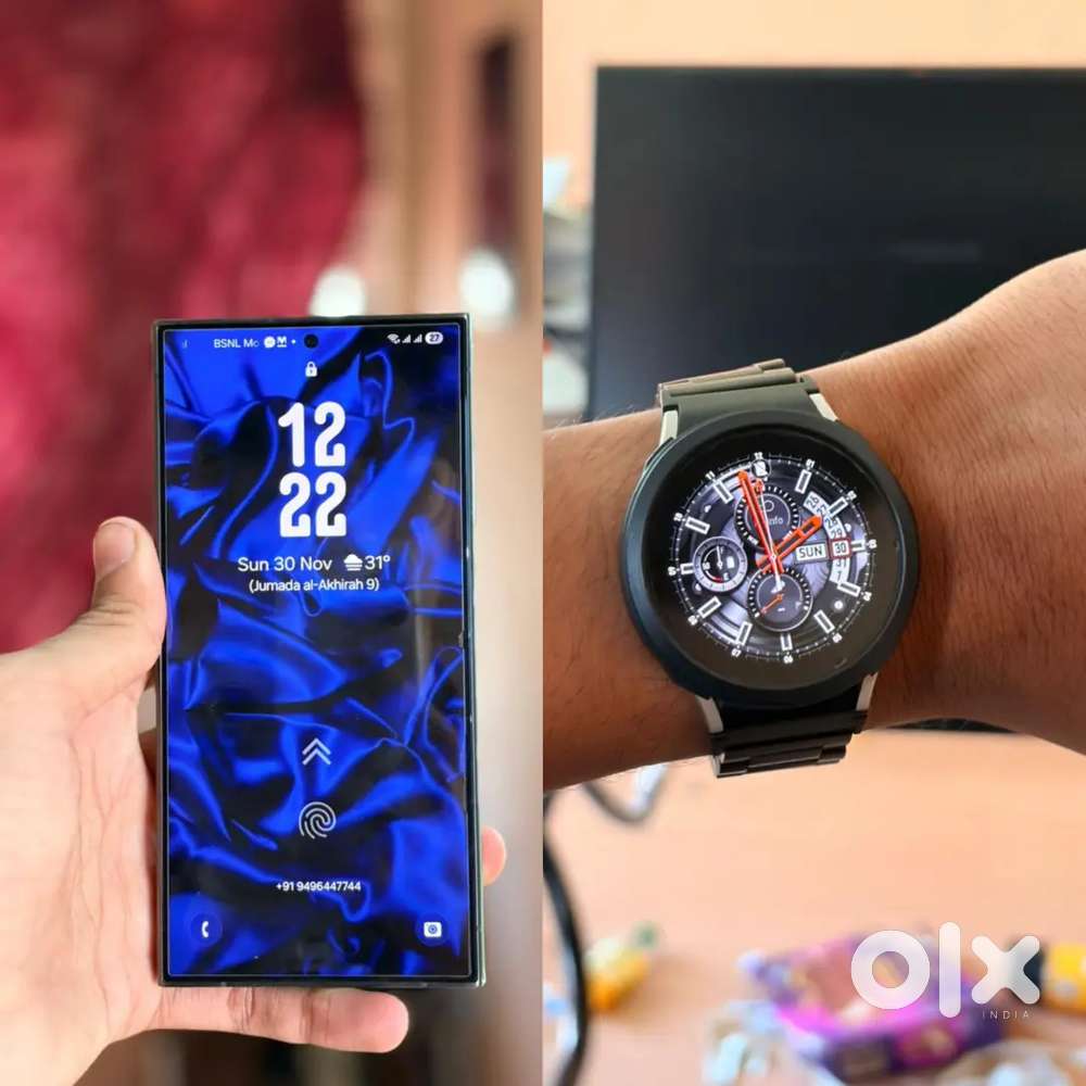 Samsung S24 Ultra and GALAXY WATCH 4 COMBO PACK