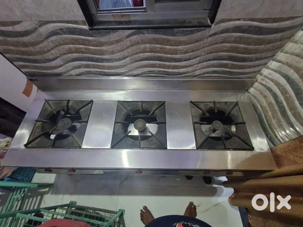 Steel 3 In 1 gas Chulla