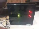 Desktop with Ryzen 5 vega 3400g  with ultrawide monitor and elgato