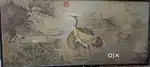 Very old canvas big size oil painting