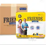 FRIENDS Classic Diaper Pull Ups Pants Adult Diapers - XL  (80 Pieces)