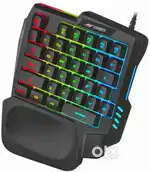 One hand keyboard RGB