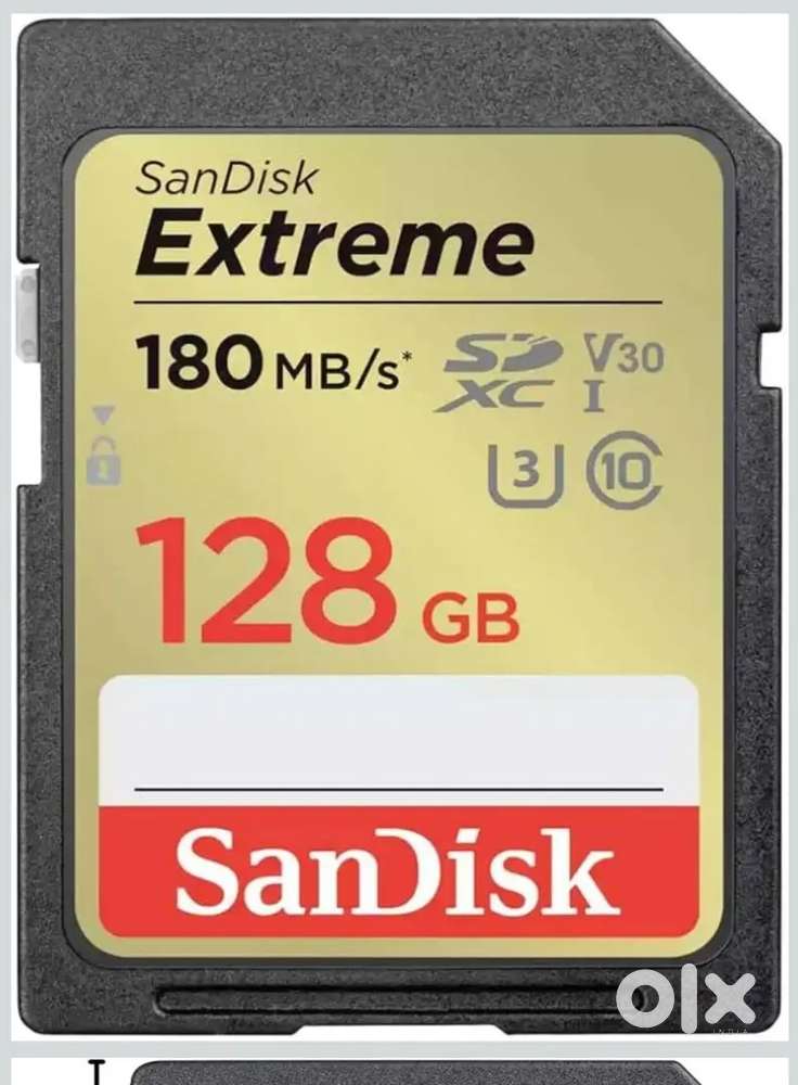 SanDisk Extreme SD UHS I 128GB Card for 4K Video for DSLR