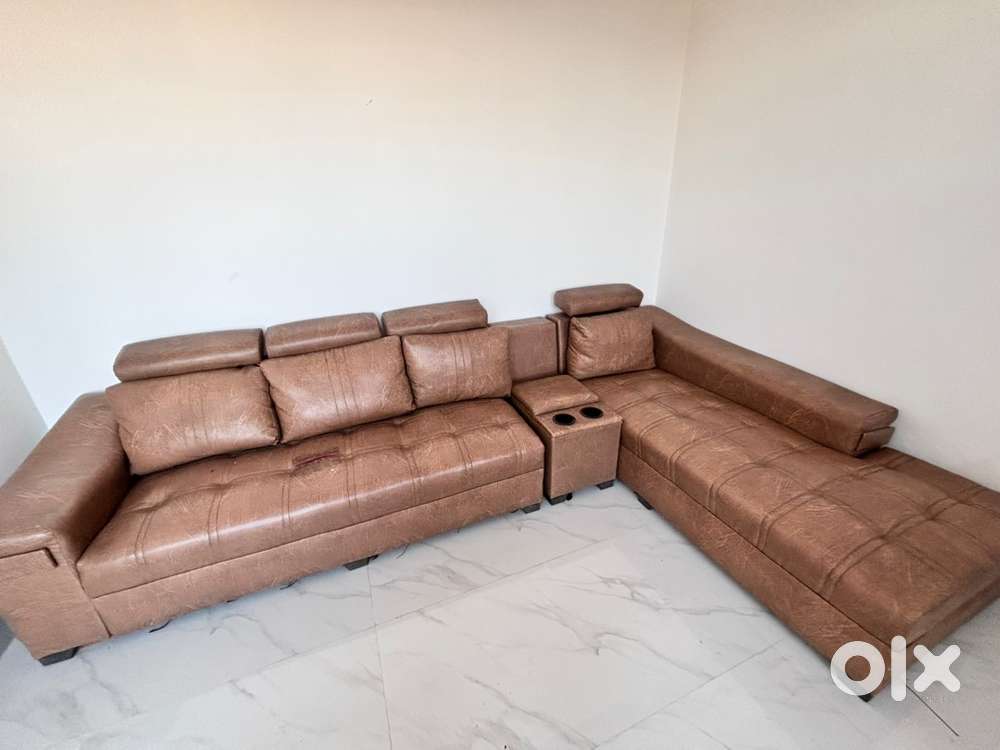 L shape luxury sofa