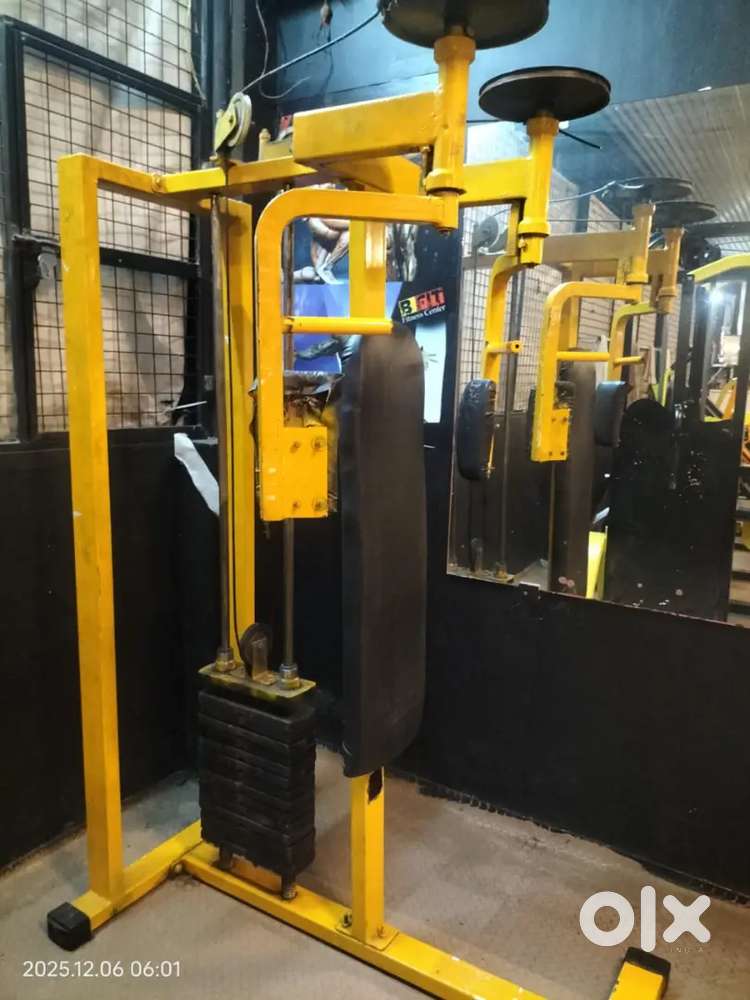 Chest Butterfly, Triceps dips,Tbar row, Chest supported Tbar row