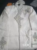Sherwani white colour